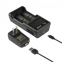 Універсальний зарядний пристрій XTAR VC2, Li-Ion, USB/220V, LCD-індикатор, фото 5