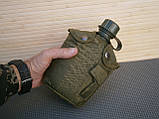 Фляга US bottle 1 л пластикова в чохлі олива  MiL-tec Німеччина, фото 4