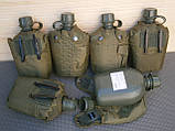Фляга US bottle 1 л пластикова в чохлі олива  MiL-tec Німеччина, фото 10