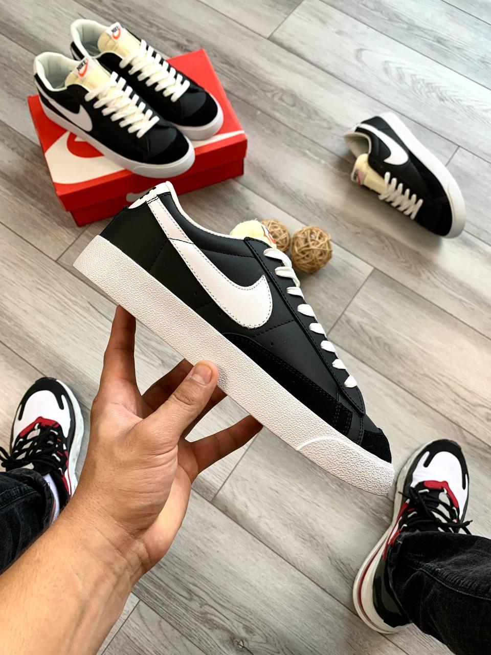 Купити Чоловічі кросівки Nike Blazer low шкіряні, кросівки найк блейзер ...