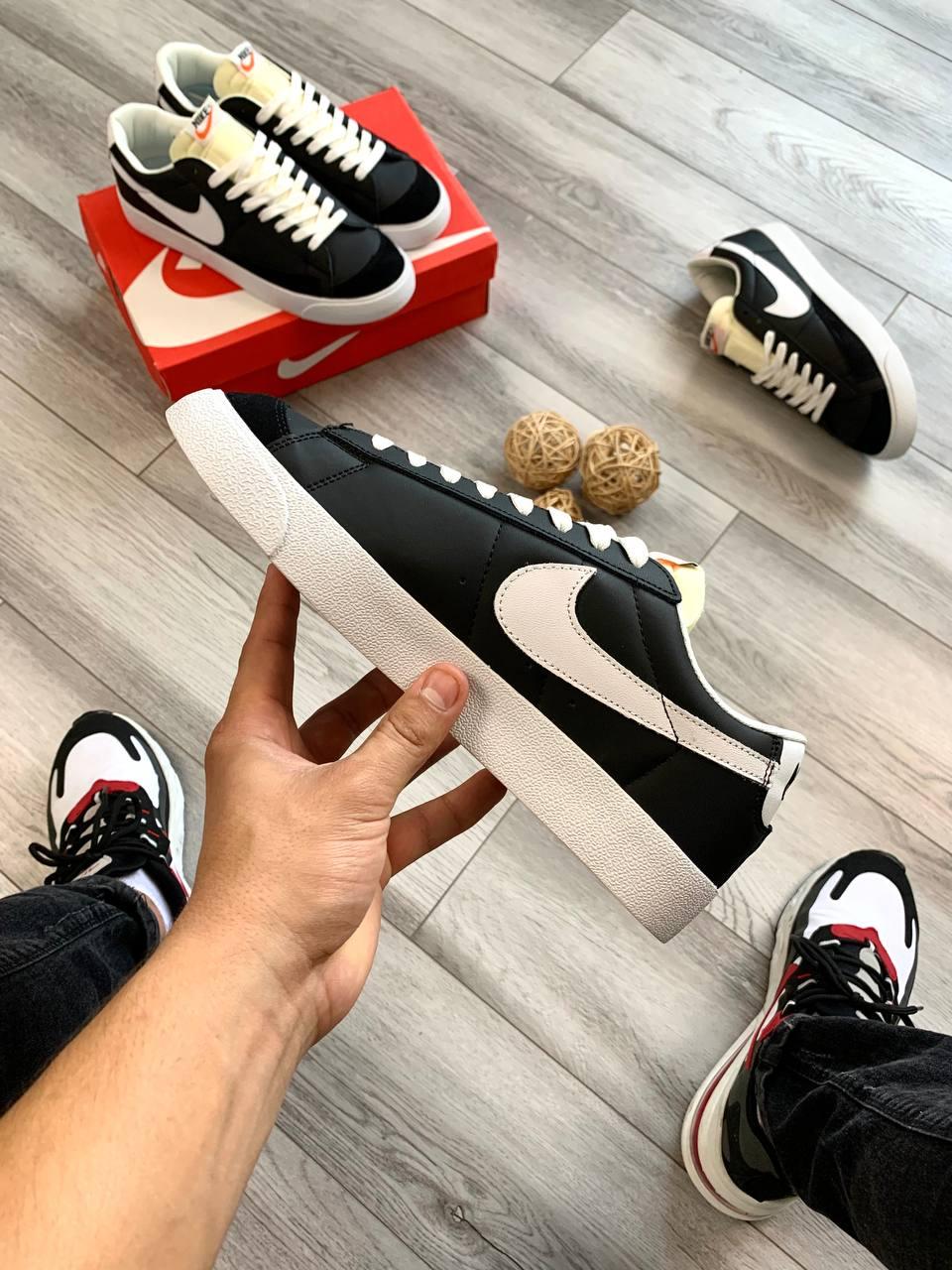 Купити Чоловічі кросівки Nike Blazer low шкіряні, кросівки найк блейзер ...
