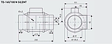 Вентилятор канальний витяжний для ванної Soler & Palau TD-160/100 N silent, фото 7