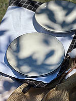 Тарілка "Кругла" 24 см., "Чорний лофт"