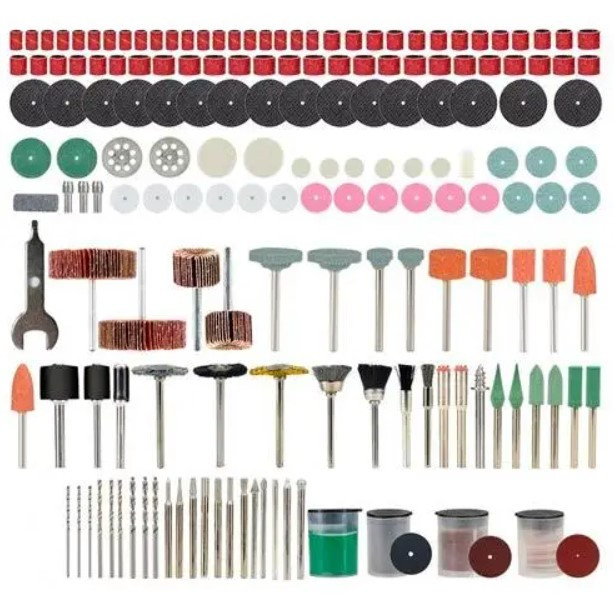 Набір з 286 шліфувальних насадок для гравера, дремеля, бормашини Dremel, фото 1