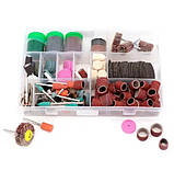 Набір з 286 шліфувальних насадок для гравера, дремеля, бормашини Dremel, фото 2