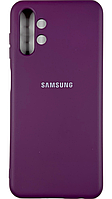 Чехол Soft touch для Samsung Galaxy A13 (на самсунг а13) баклажановый