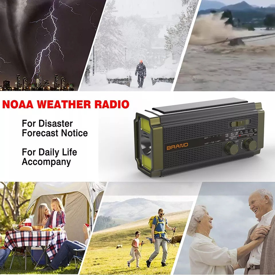 Радио power bank 5000 mah с солнечной панелью и Динамо зарядкой, цена