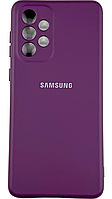 Чехол Soft touch для Samsung Galaxy A33 (на самсунг а33) баклажановый