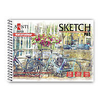Альбом для акварелі А5 20арк на спіралі 200г/м2 Santi City Paper Watercolour Collection