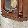 Настінний годинник RHYTHM CMJ581NR06 дерев'яний з боєм, фото 5