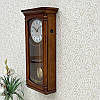 Настінний годинник RHYTHM CMJ581NR06 дерев'яний з боєм, фото 7