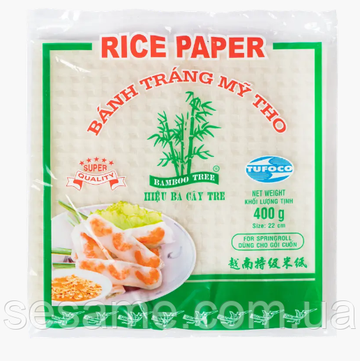 Насичений аромат рисового паперу