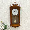 Настінний годинник RHYTHM CMJ302ER06 дерев'яний з боєм, фото 10