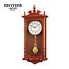 Настінний годинник RHYTHM CMJ302ER06 дерев'яний з боєм, фото 2