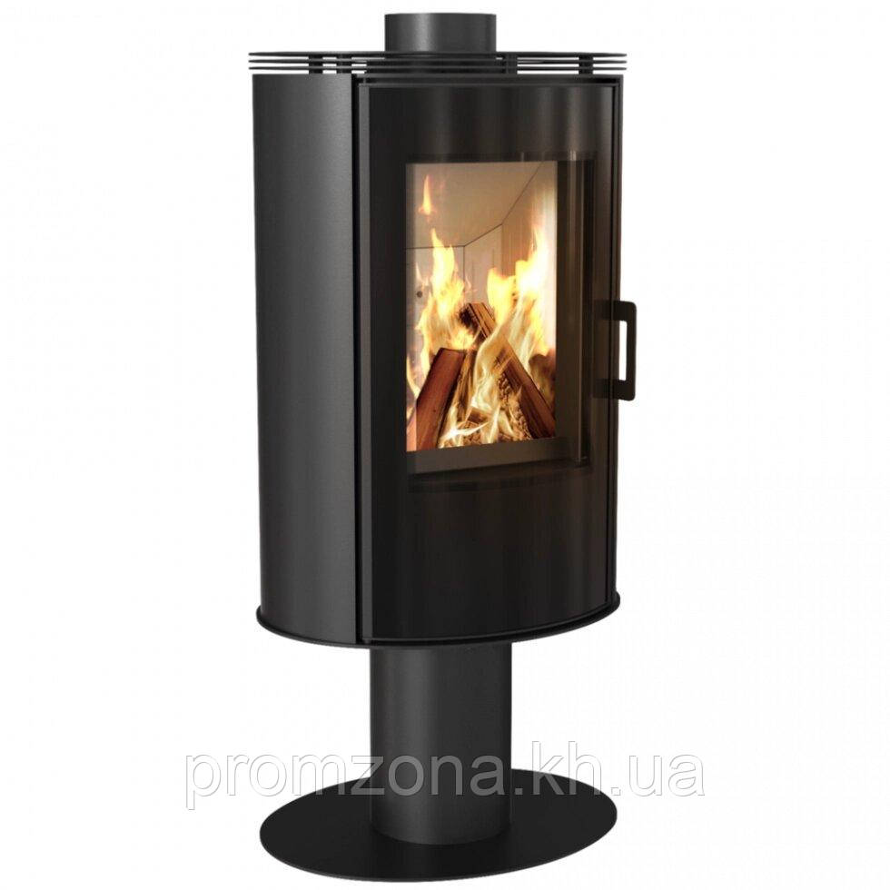 Сталева піч-камін Kratki KOZA AB S/N/DR GLASS (8,0 кВт)
