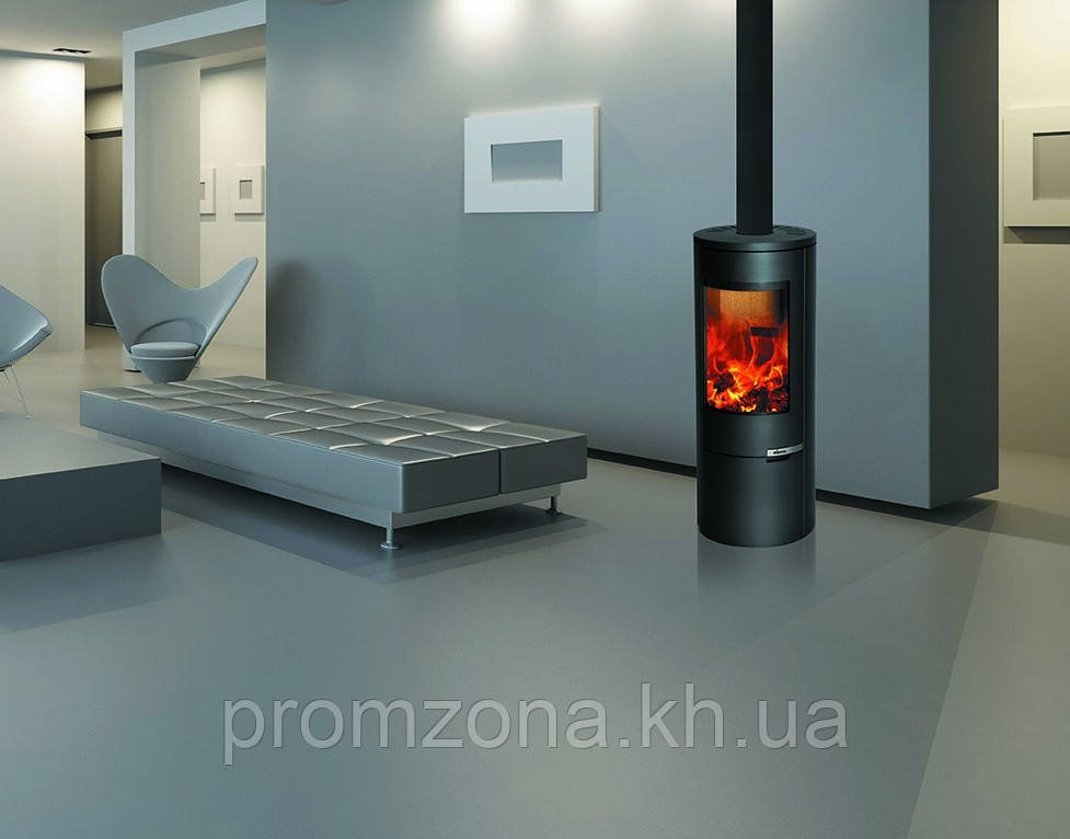 Піч-камін ONSEN Invicta сталева чорна