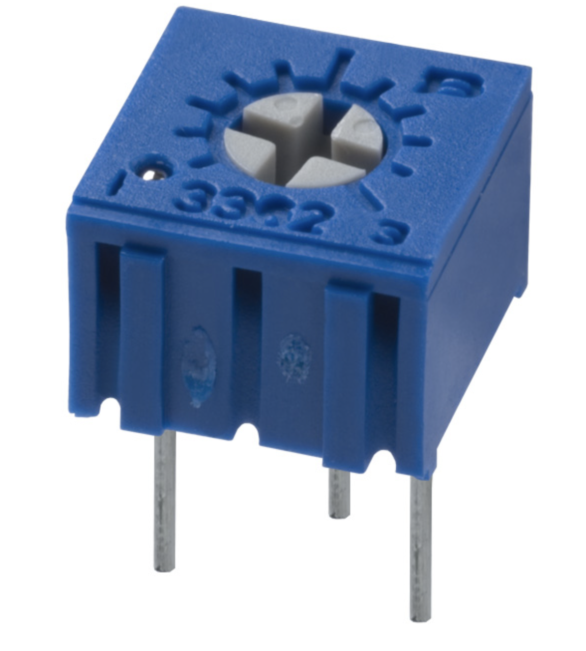 Резистор переменный потенциометр 3362P-101 100Ом - фото 1 - id-p1653999656