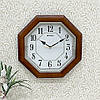 Настінний годинник RHYTHM CMG912NR06 дерев'яний, фото 6