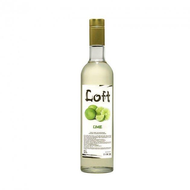 Сироп ТМ LOFT "Лайм" 900г, 9пл./ящ.