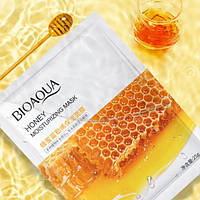 Тканинна маска для обличчя Bioaqua Honey Moisturizing Mask з екстрактом меду