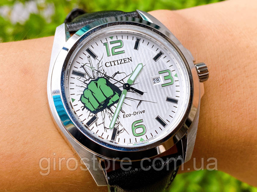 Японские мужские часы Citizen Eco-Drive AW1431-24W, солнечная