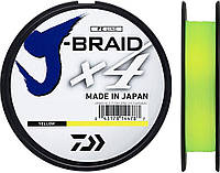 Шнур Daiwa J-Braid X4E 135 м Yellow #2,0/0,19 мм 10,2 кг/23 lb (12740-019)