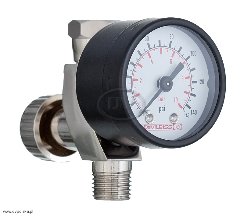 HAV-501-B Регулятор тиску з манометром для фарбопульта Devilbiss