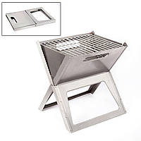 Гриль вугільний Bo-Camp Notebook/Fire Basket Compact Silver (8108347)