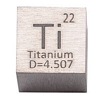 Титановый куб 10х10х10мм. Титановый кубик 99.5%. Кубик из титана RESTEQ