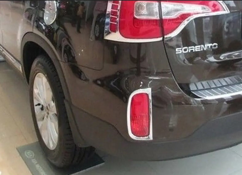 Окантовка задніх протитуманок 2013-2023 (2 шт, пласт) для Kia Sorento XM 2009-2014рр.