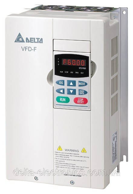 Перетворювач частоти Delta Electronics, 22 кВт, 460 В, 3ф., векторний,VFD370B43A