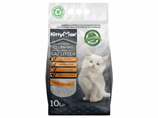 Купить Kitty Max Бентонитовый наполнитель для кошачьего туалета без ...