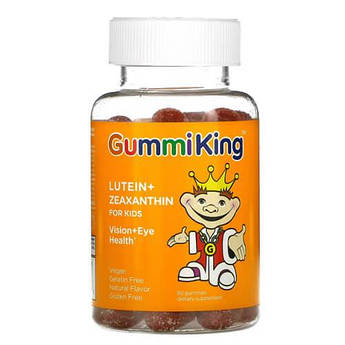 GummiKing Lutein + Zeaxanthin for Kids 60 жувальних цукерок