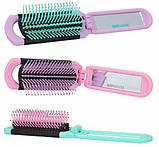 TOP Model розкладний гребінець щітка для волосся з дзеркалом від Depesche 11939, фото 2