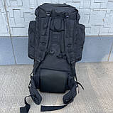 Тактичний рюкзак каркасний, рюкзак для ЗСУ, армійський рюкзак, солдатський рюкзак, рюкзак туристичний 115л, фото 5