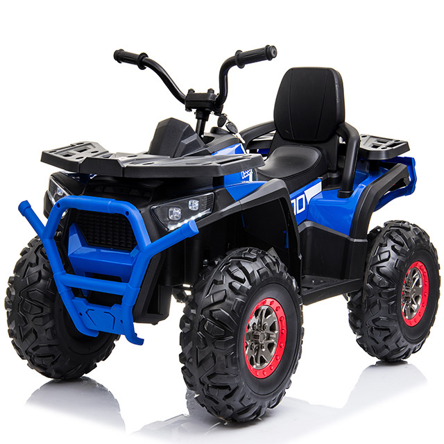 Електромобіль дитячого квадроциклу Tilly XMX607 EVA BLUE, 2 х 35W двигуна, світло фар, повільний старт