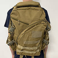 Тактичний рюкзак військовий похідний місткий на 40 літрів BPT4-40 койот, фото 3