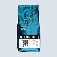 Кофе в зернах Medium blend Робуста 30% Арабика 70%, 1 кг