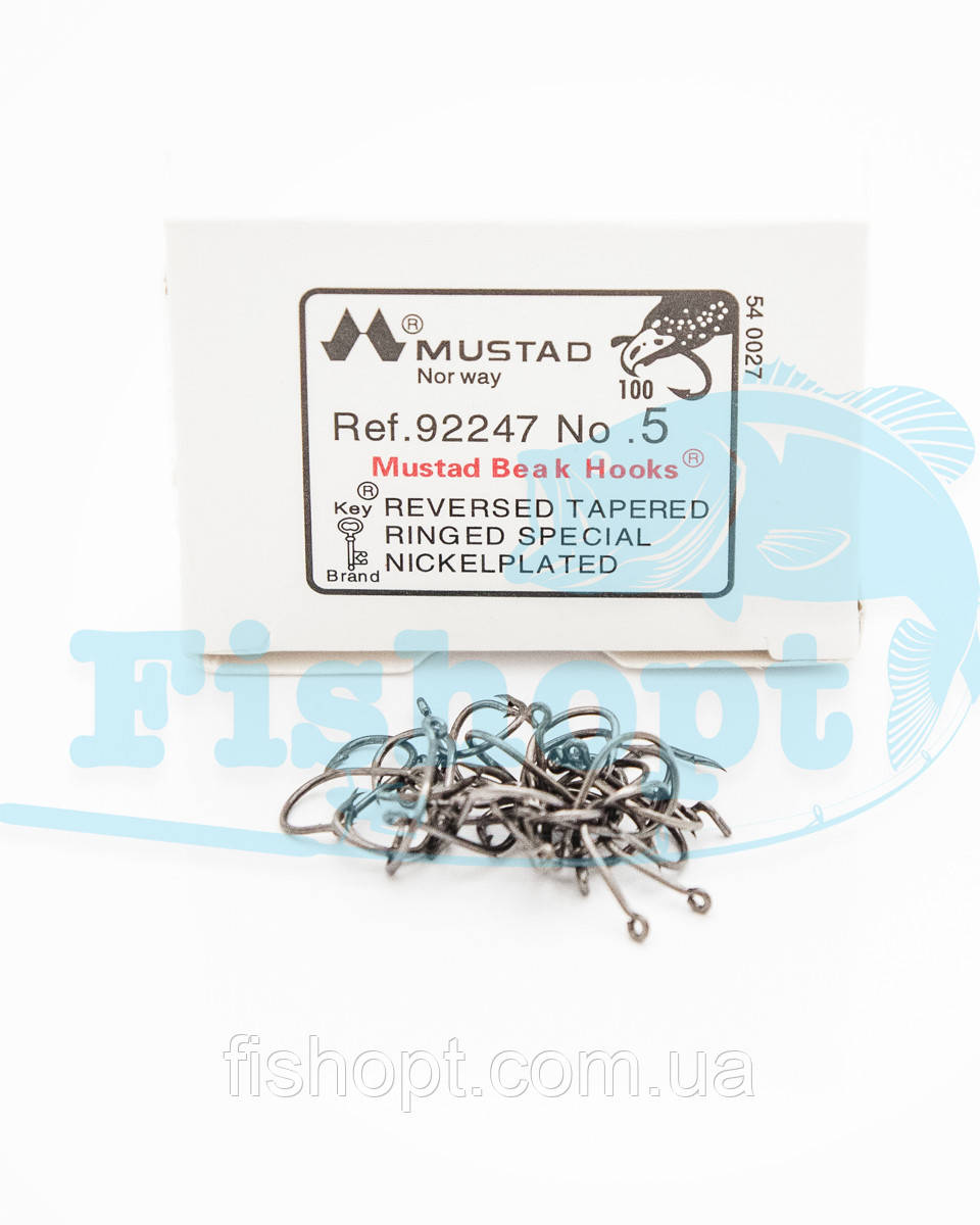 Рибальські гачки MUSTAD (10000 шт./пач.) No 5