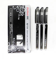 Ручка гелева пише - стирає, чорна, 0.5мм