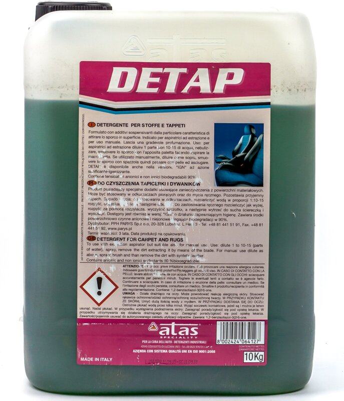 Засіб для хімчистки салону Atas Detap, 10 кг, фото 1