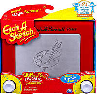 Волшебный экран Etch-A-Sketch 19 см Etch A Sketch, Classic Red Drawing Toy with Magic Screen