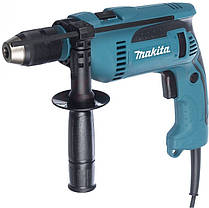 Професійна дриль електрична ударна (електродриль) MAKITA HP1641K : 680 Вт, 1.5-13мм сверло, 2 кг, фото 3