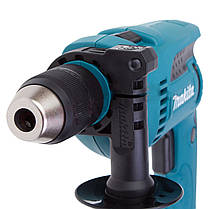 Професійна дриль електрична ударна (електродриль) MAKITA HP1641K : 680 Вт, 1.5-13мм сверло, 2 кг, фото 5