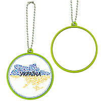 Дзеркальце кишенькове мапа України 12 шт.