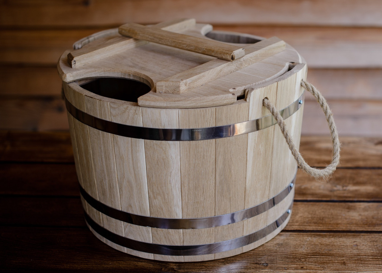 Запарник для віників дубовий 35 літрів 7trav