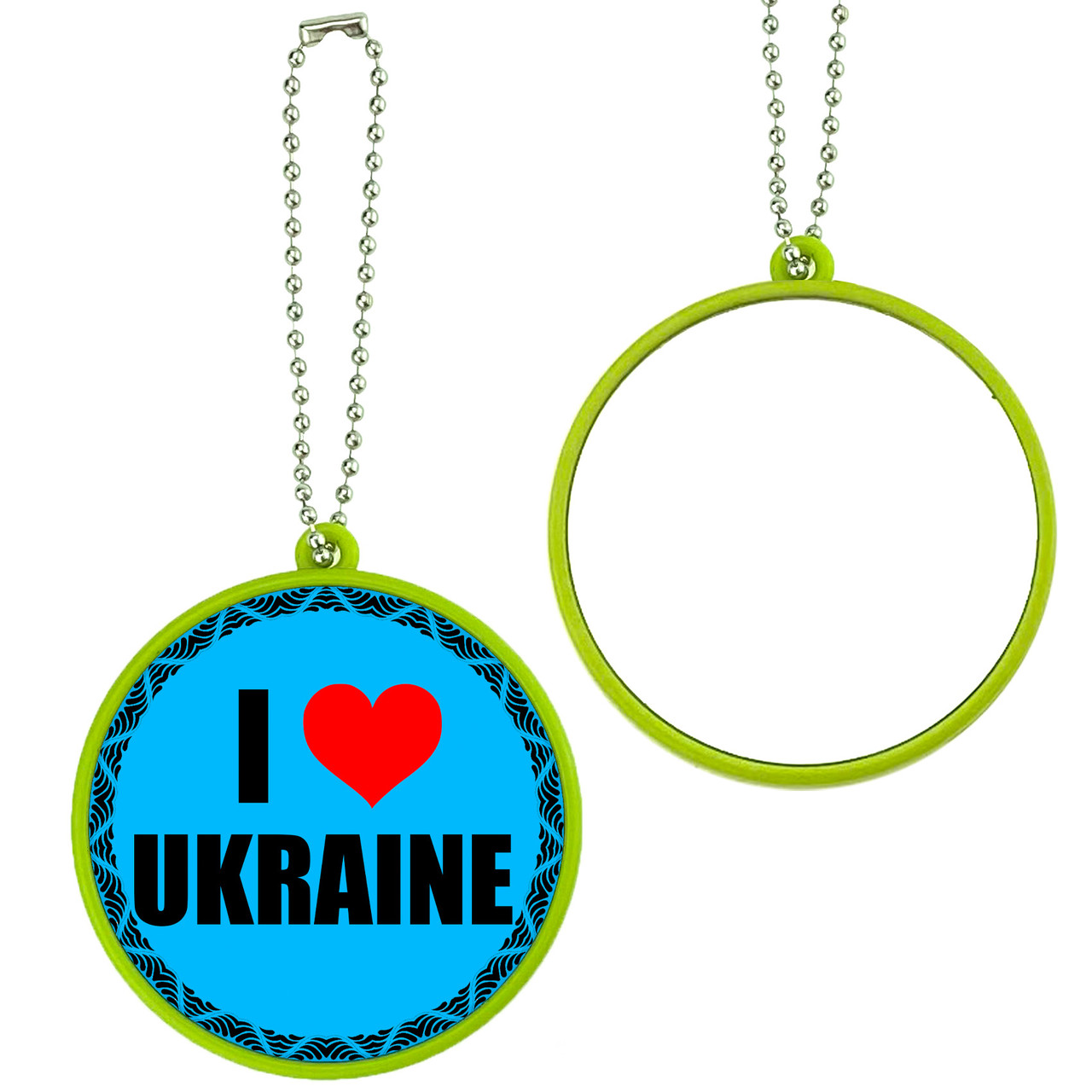 Дзеркальце кишенькове Я люблю Україну 12 шт.
