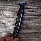 Тример бритва для чоловіків з підсвічуванням 3в1 Solo Trimmer / Машинка для стрижки бороди, фото 8