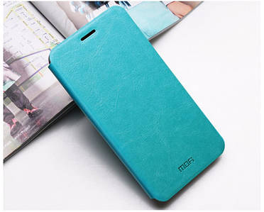 Шкіряний чохол-книжка Mofi для MEIZU MX4 PRO блакитний