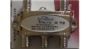 Супутникове обладнання DISEqC 4 В 1 Sat-Integral T-42